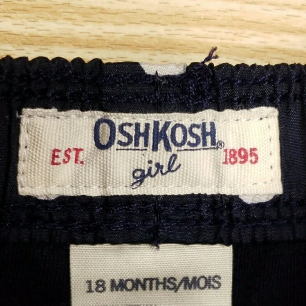 Osh Kosh B'gosh Toddler Navy Polka Dot Track Pants